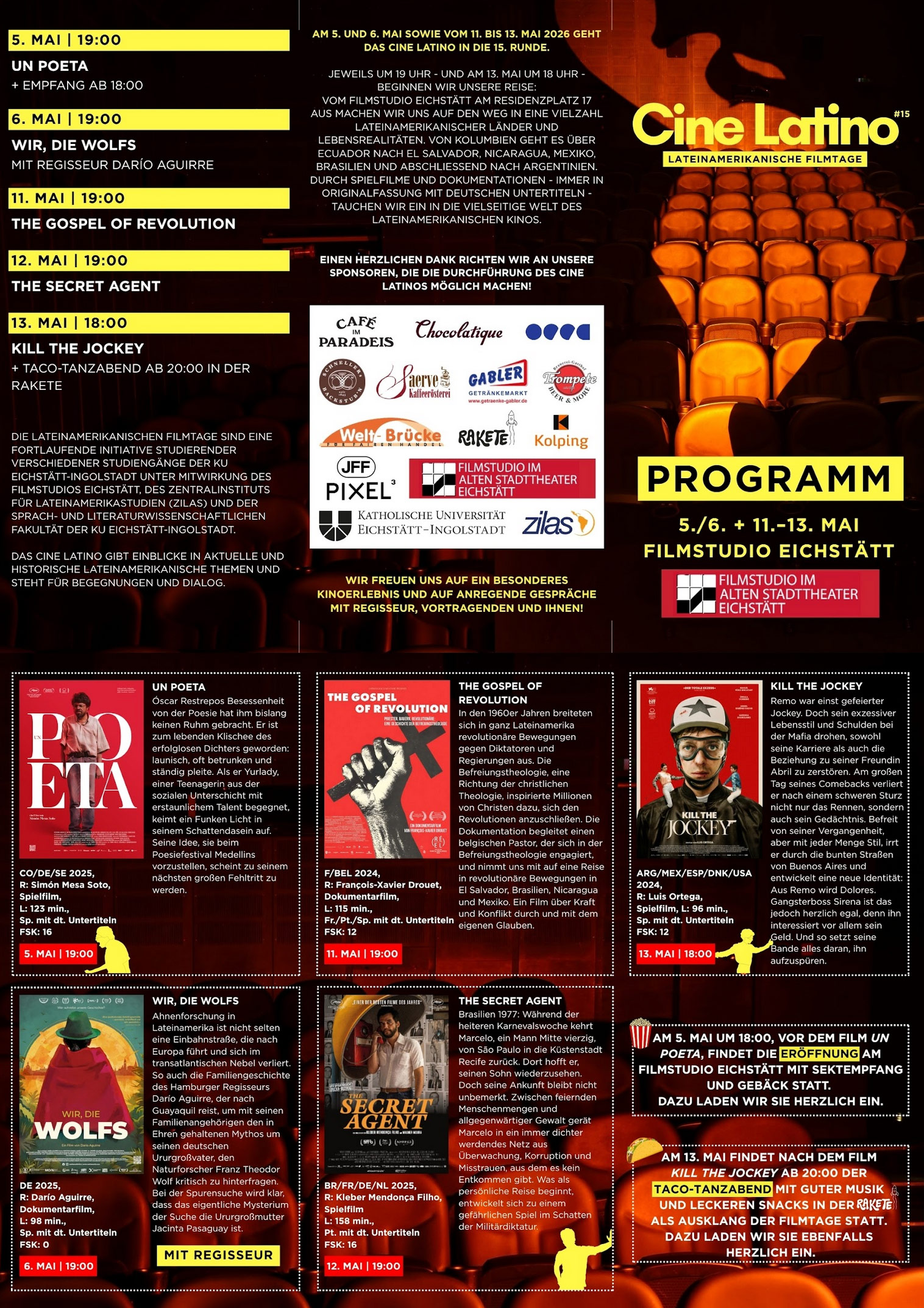 Cine Latino Eichstätt 2026 - Flyer